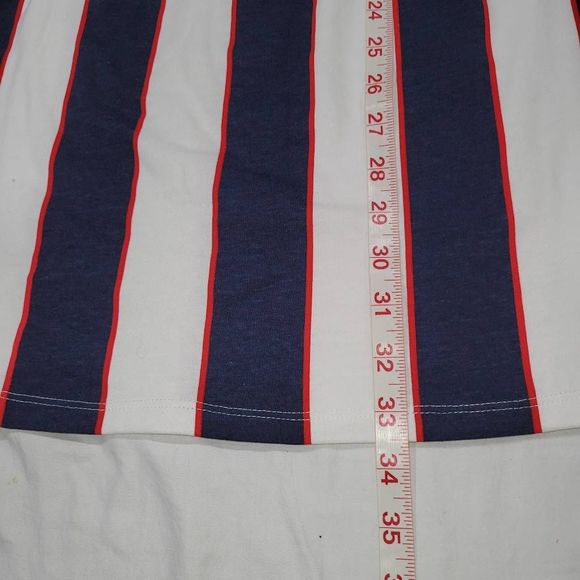 TOMMY HILFIGERGirl's Striped Tank Dress Size XL 14-16 - Picture 5 of 7